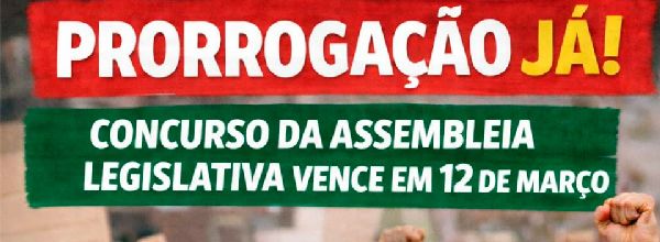 Sindsalem cobra prorrogação do concurso da ALEMA